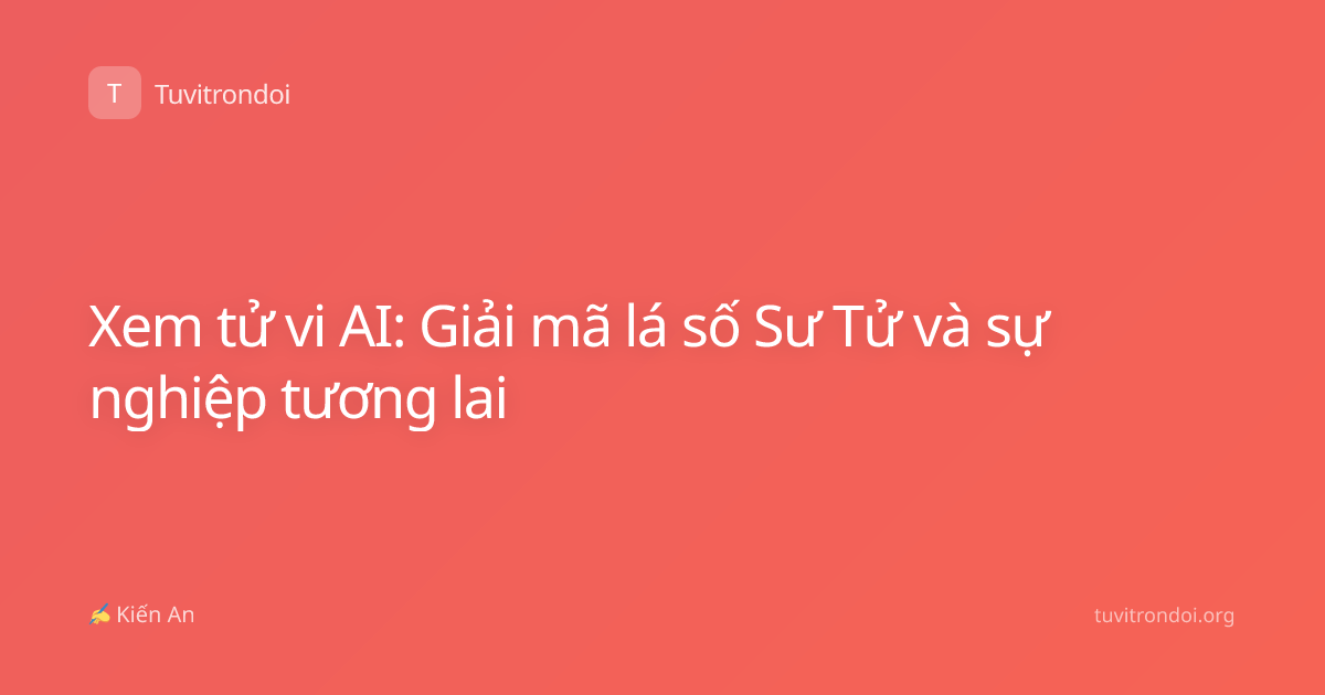 Xem tử vi AI: Giải mã lá số Sư Tử và sự nghiệp tương lai